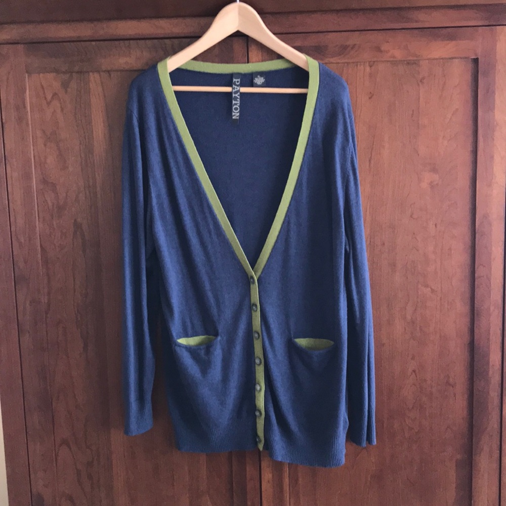 Long cardigan sweater